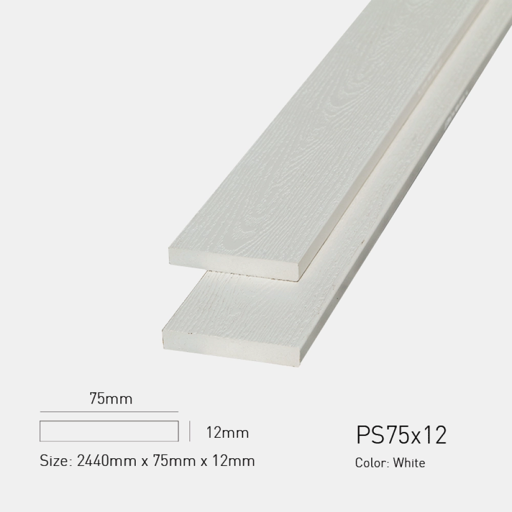 AWood PS75x12 White