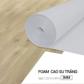 Foam Cao Su Trắng 3mm