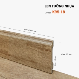 Len Tường nhựa K95-18
