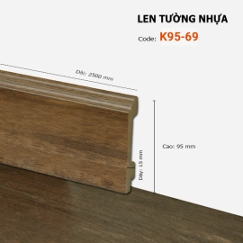 Len Tường nhựa K95-69
