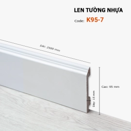 Len Tường nhựa K95-7