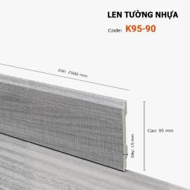 Len Tường nhựa K95-90