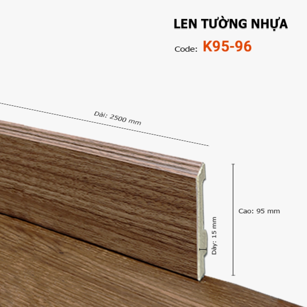 Len Tường nhựa K95-96