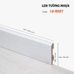 Len Tường nhựa LV 8007