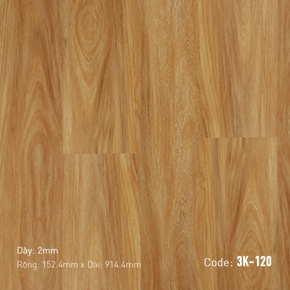 Sàn nhựa dán keo 3K Vinyl K120