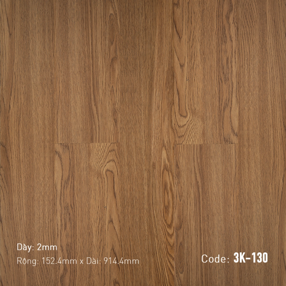 Sàn nhựa dán keo 3K Vinyl K130
