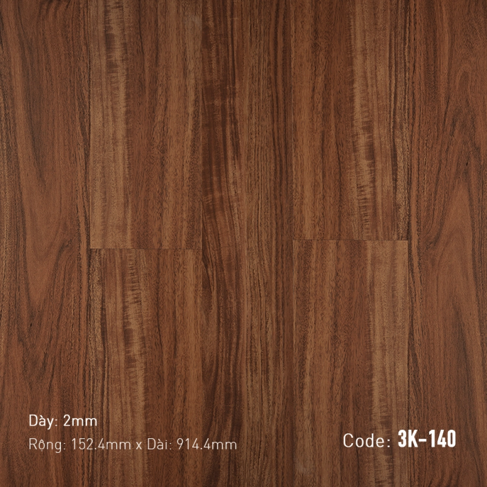 Sàn nhựa dán keo 3K Vinyl K140