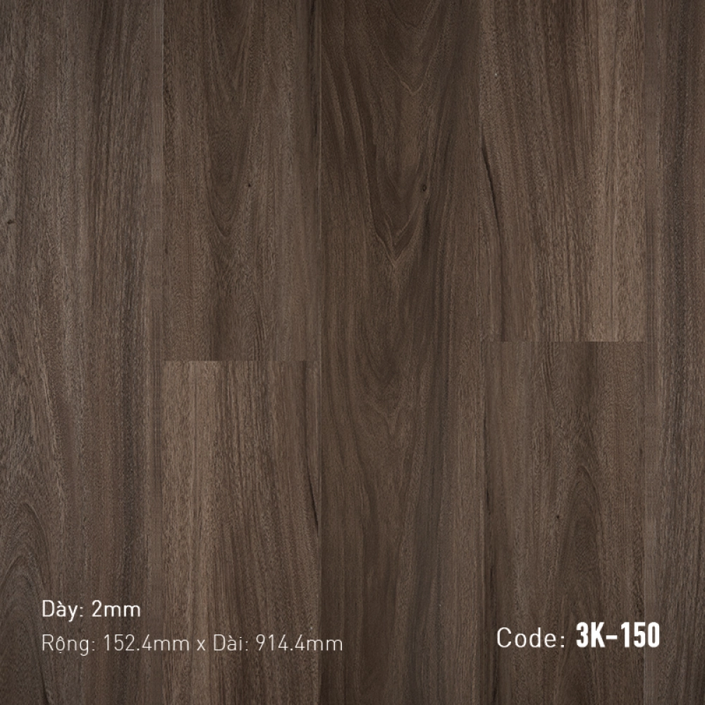 Sàn nhựa dán keo 3K Vinyl K150