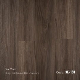Sàn nhựa dán keo 3K Vinyl K150