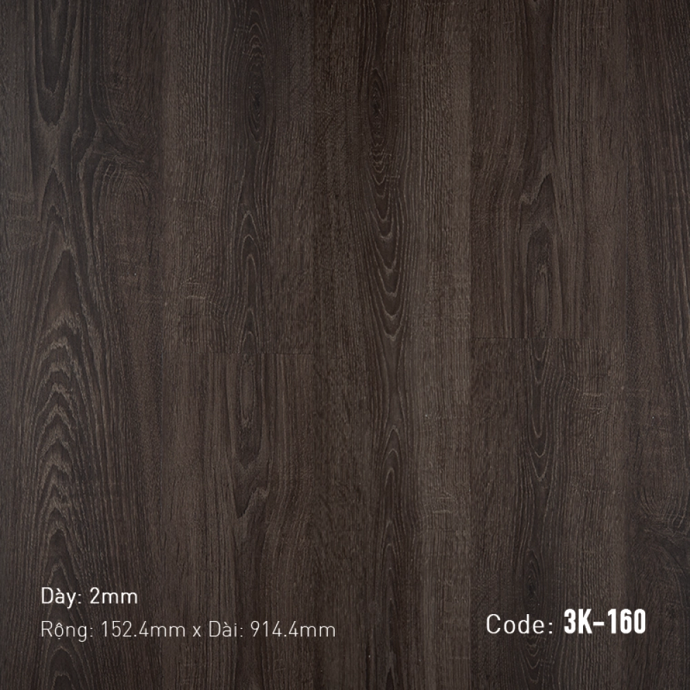 Sàn nhựa dán keo 3K Vinyl K160