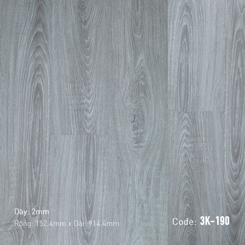 Sàn nhựa dán keo 3K Vinyl K190