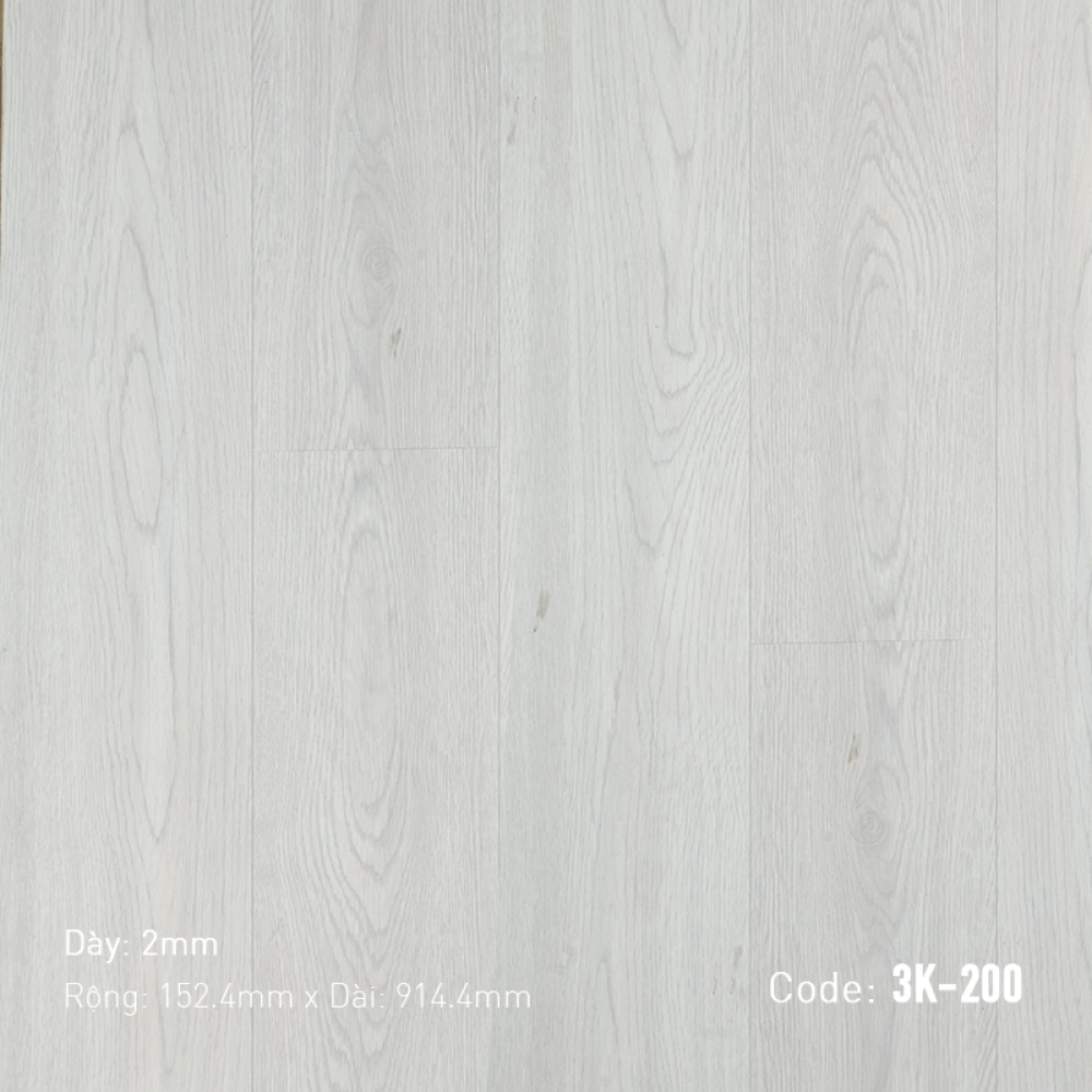 Sàn nhựa dán keo 3K Vinyl K200