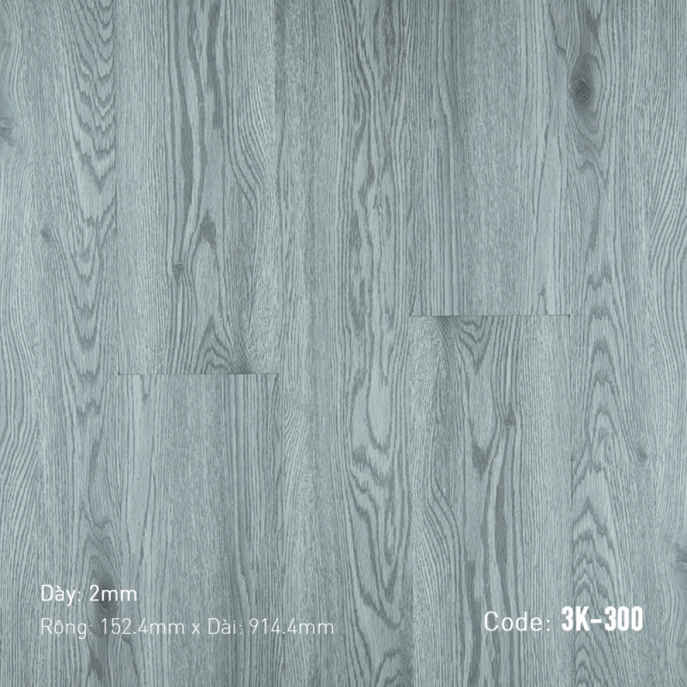 Sàn nhựa dán keo 3K Vinyl K300