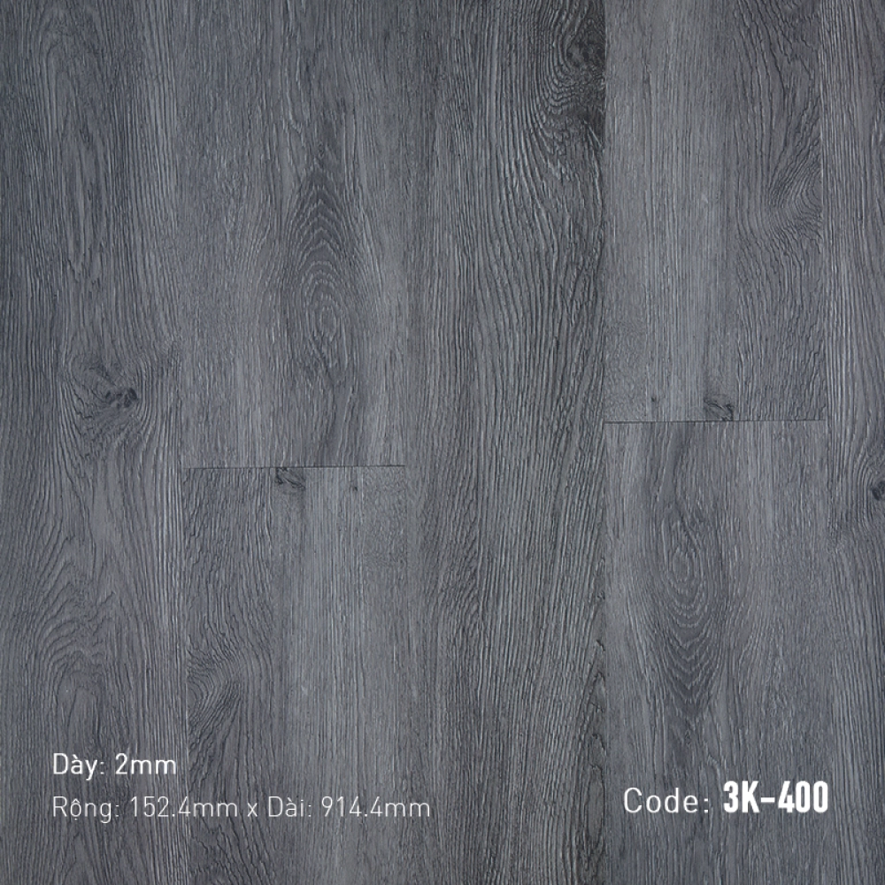 Sàn nhựa dán keo 3K Vinyl K400