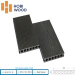 Sàn Gỗ Ngoài Trời Hobi Wood HB140T25-3D Black Charcoal
